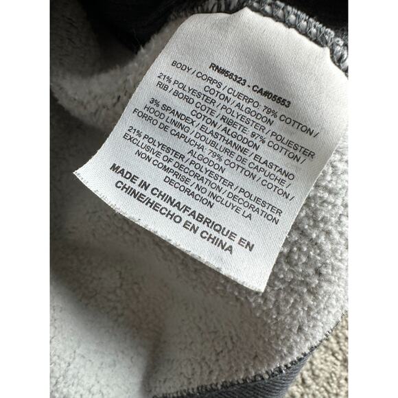 Nike Hoodie Womens Large Gray Squad Fleece Po Pullover Sweatshirt Ladies - Picture 7 of 14